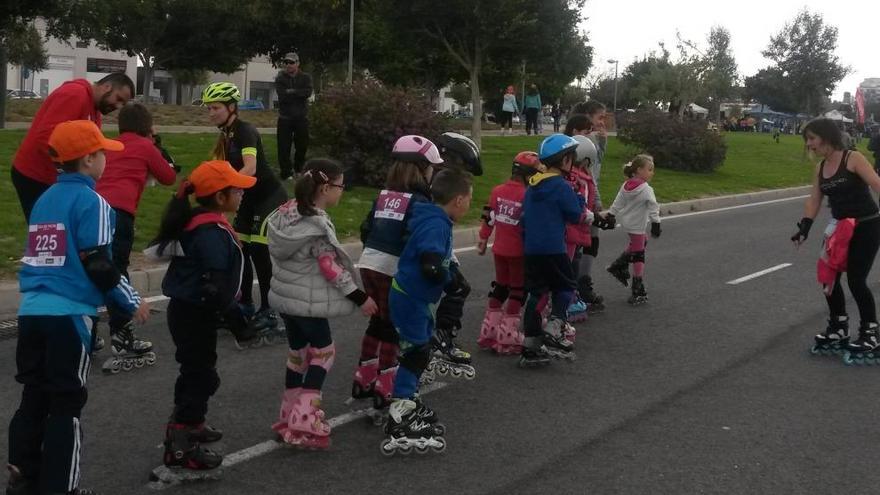 Patinaje contra el cáncer en la playa de San Juan