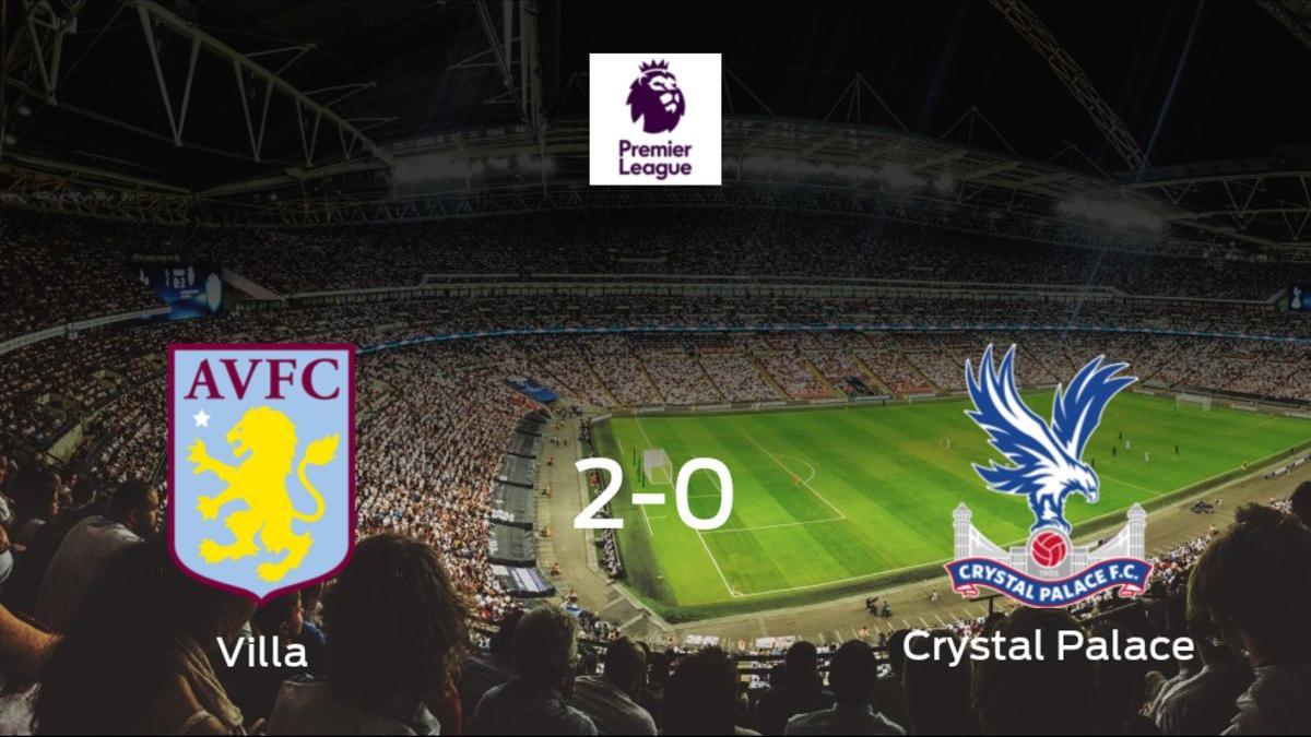 El Aston Villa gana 2-0 al Crystal Palace y se lleva los tres puntos