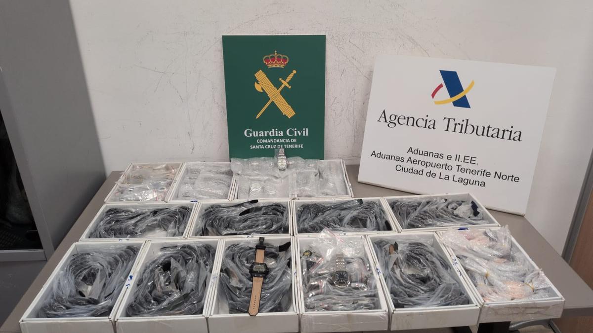 Relojes falsificados en Tenerife