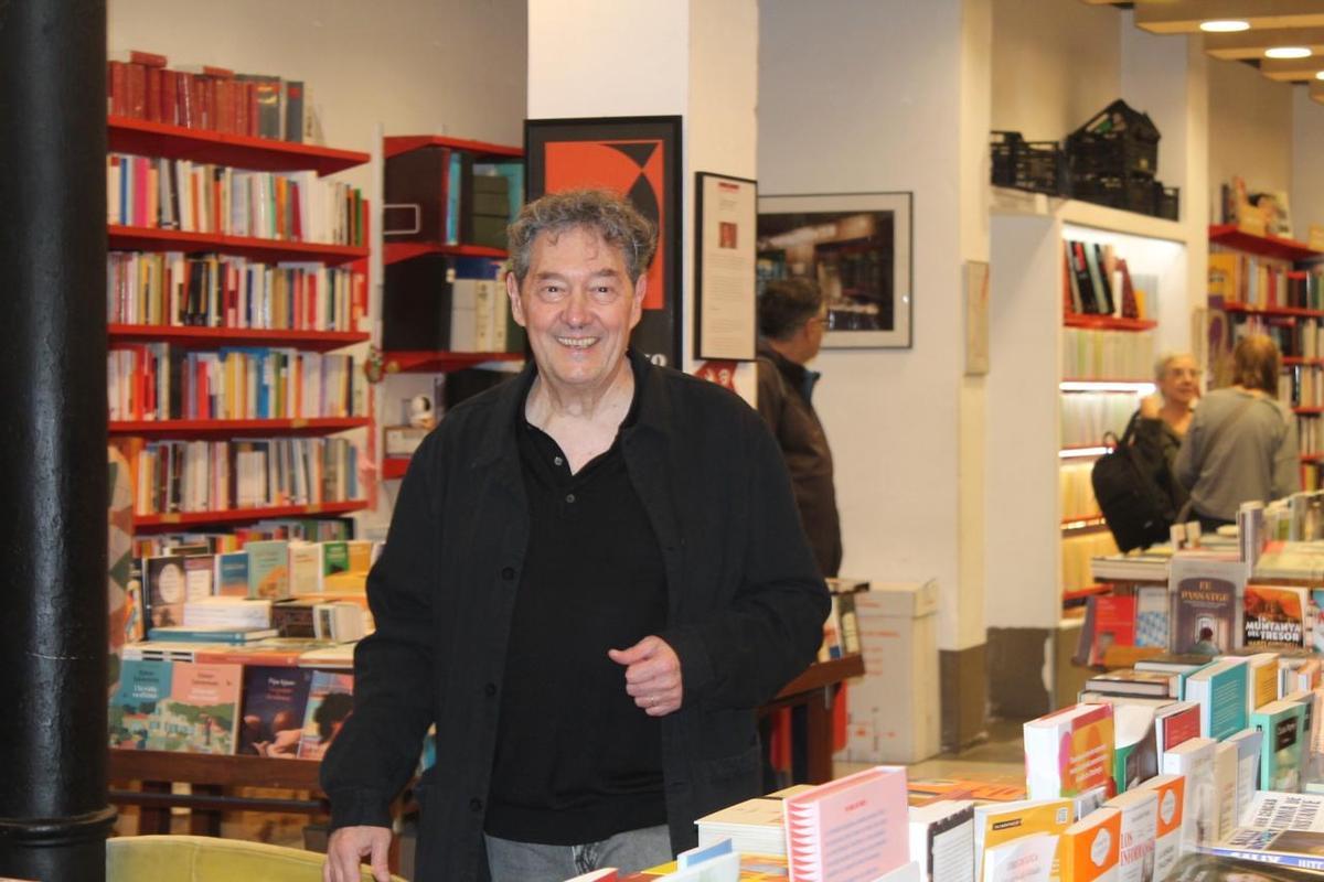 Xavier Vernetta durant la presentació del seu llibre