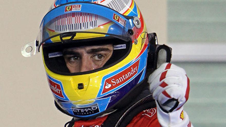 Fernando Alonso en Abu Dhabi.