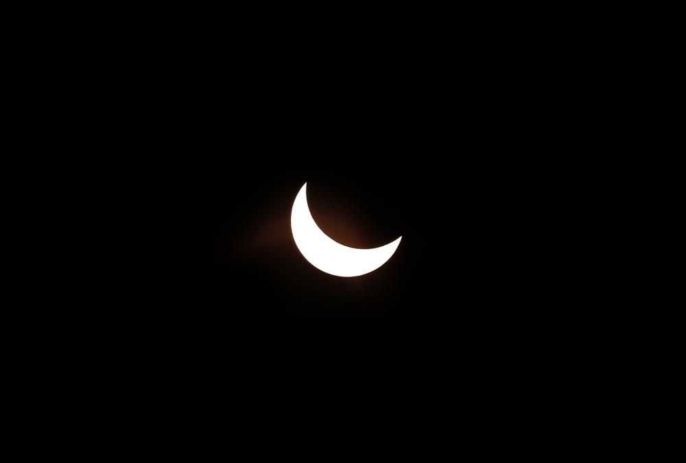 Así se ha visto el eclipse solar total en Sudaméri