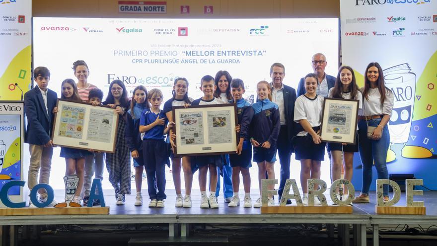 Todos los premiados de la octava edición de FARO da Escola