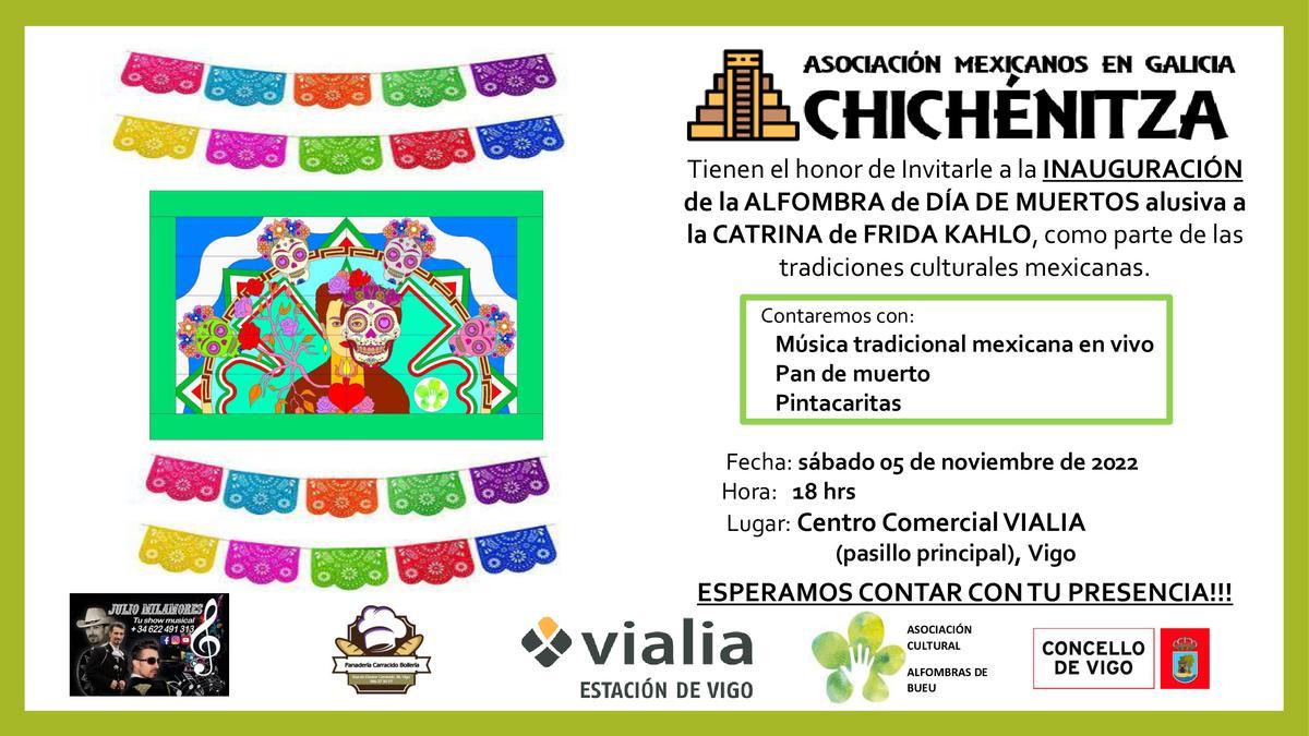 Cartel anunciador del evento de esta tarde en Vialia.