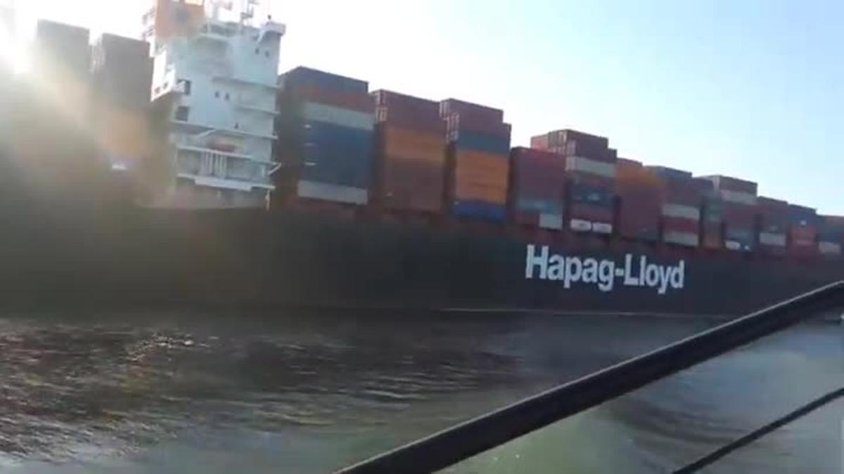 Choque en el Canal de Suez