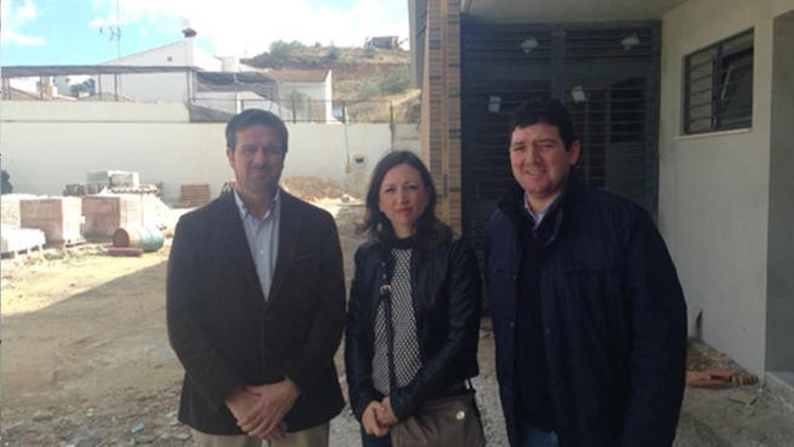 Víctor González y Patricia Navarro, en Álora.