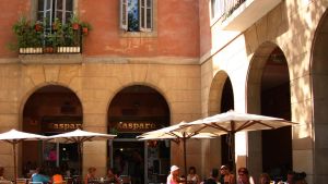 La mítica terraza del Kasparo.