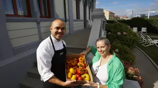 Paz e Israel tienen un buen tomate en Ribadesella
