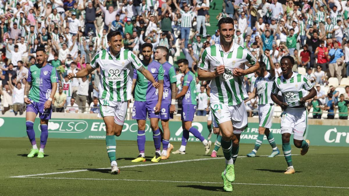 La victoria del Córdoba deja fuera de la pelea al Málaga CF por la segunda plaza.