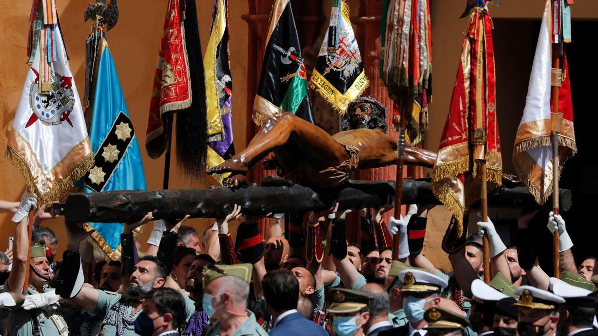 Veterano miembro de la legión española durante la Semana Santa, la Semana  Santa, Málaga, España Fotografía de stock - Alamy