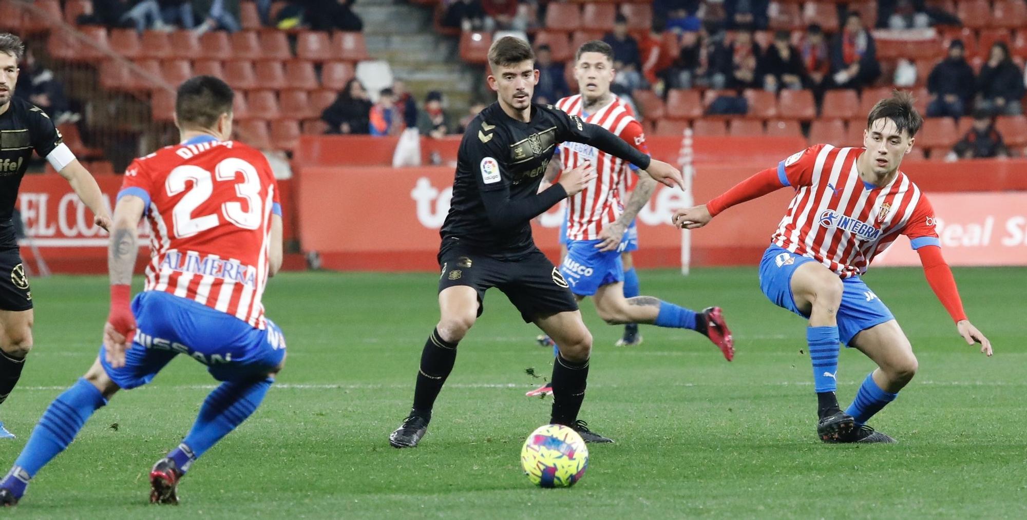 Así se vivió el encuentro entre el Sporting y el Tenerife