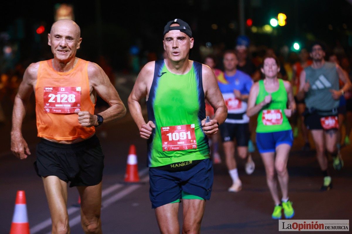 Las mejores imágenes de la carrera nocturna de Murcia