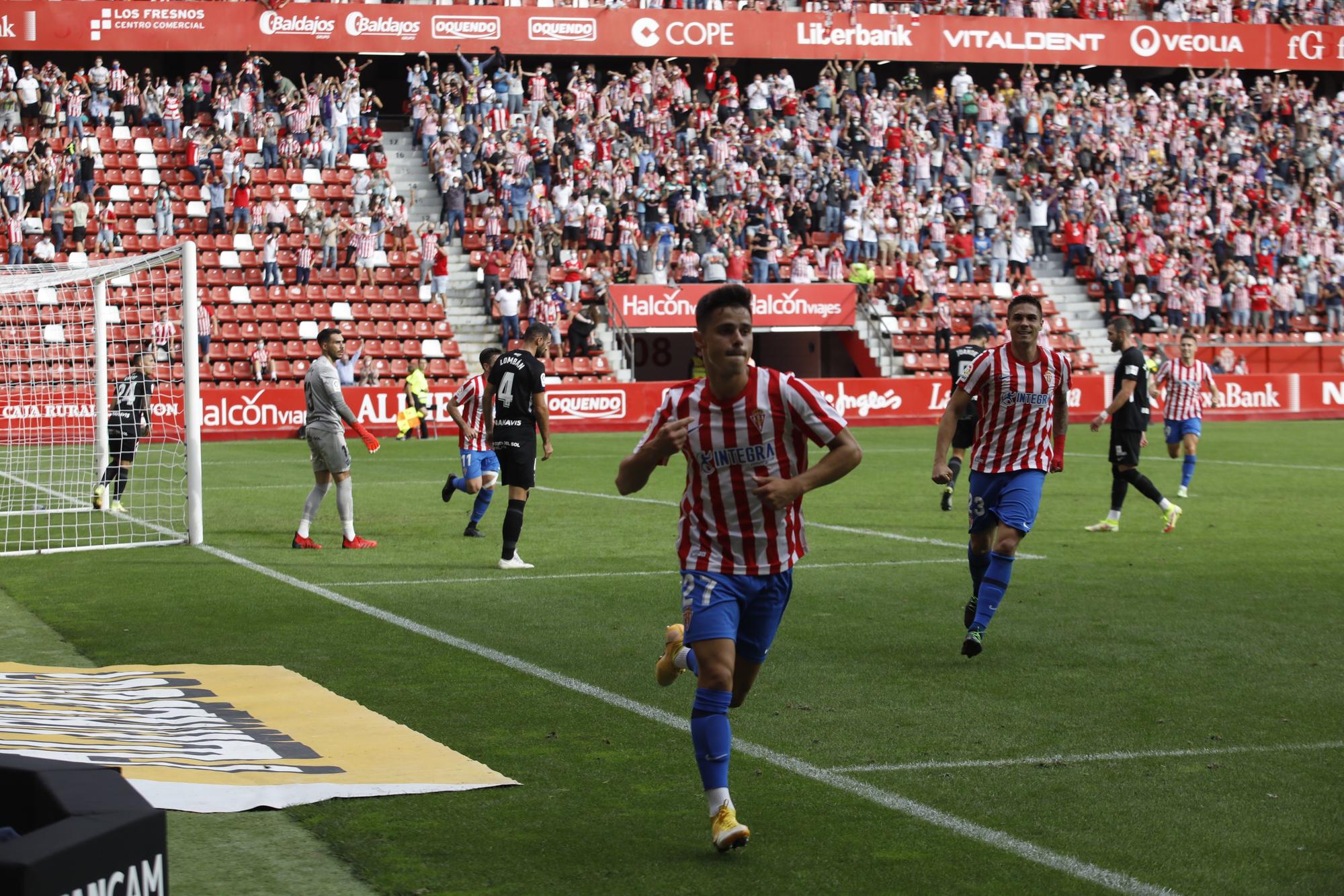 Sporting - Málaga, en imágenes