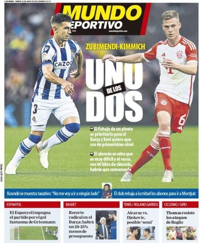 Las portadas de la prensa deportiva de hoy