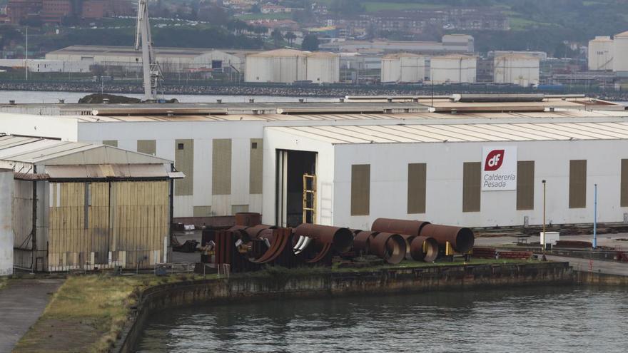 Taller de Calderería Pesada de Duro Felguera, en Gijón. | LUISMA MURIAS