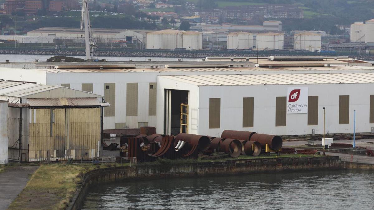 Taller de Calderería Pesada de Duro Felguera, en Gijón.