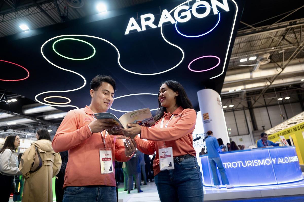 El estand de Aragón en Fitur ya está en marcha.