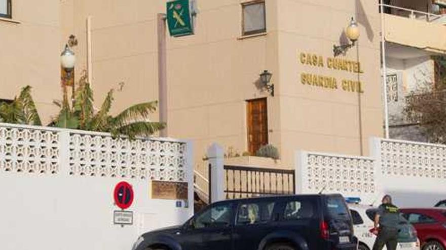 Casa cuartel de la Guardia Civil en Morro Jable.