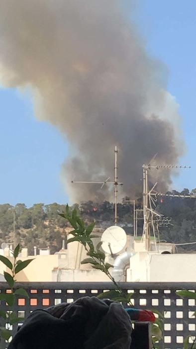 Incendio en Sant Antoni