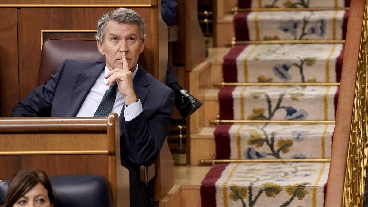 Sesión de control | Feijóo remueve el informe de la UCO contra Santos ...