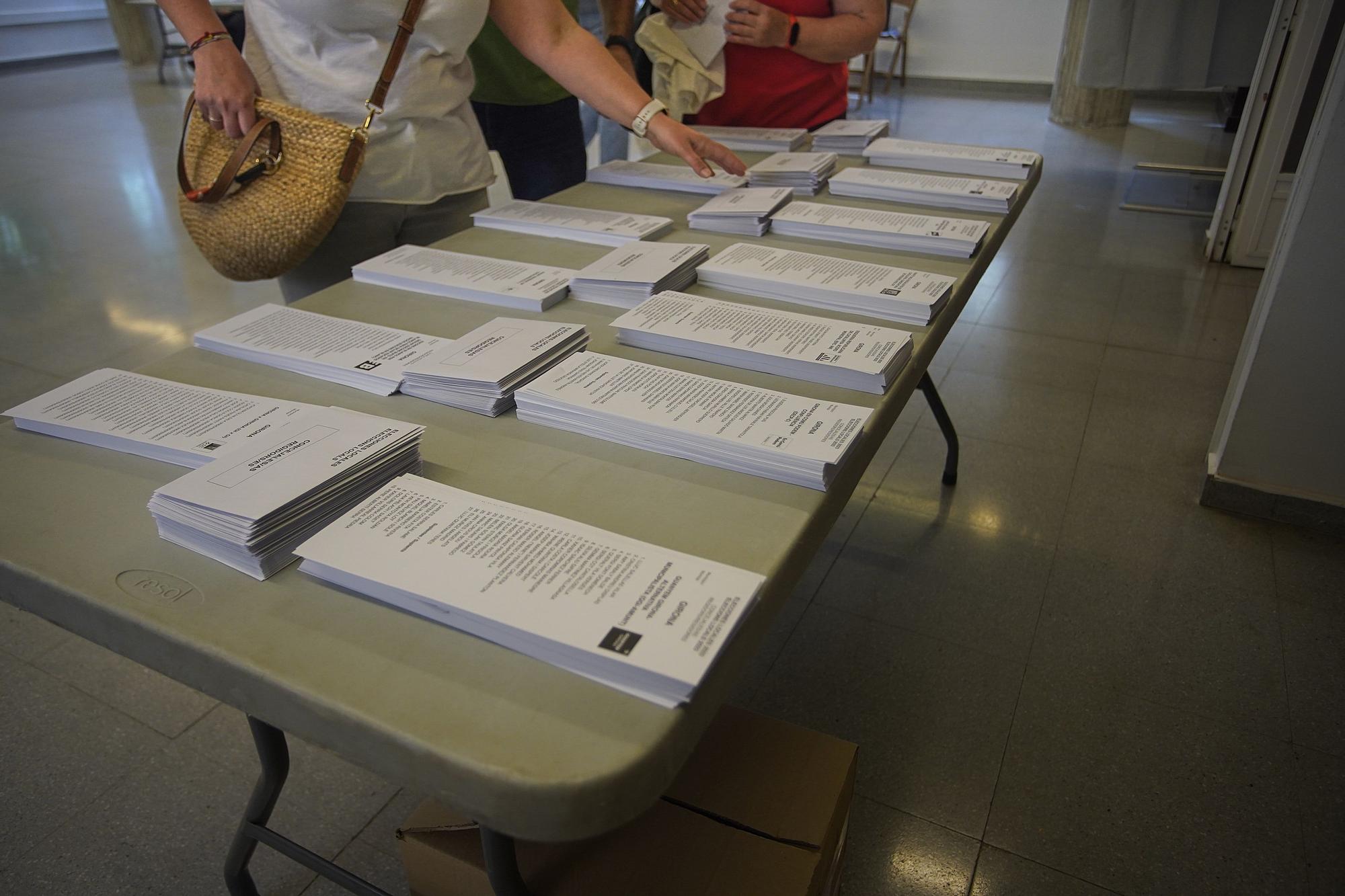 Jornada d'eleccions municipals a Girona