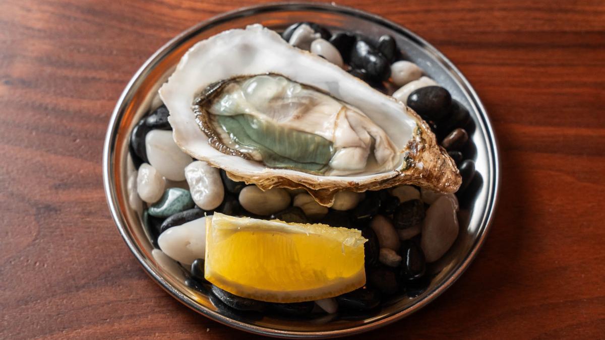 La ostra verde del menú 'Carpier' del restaurante Barra Alta.