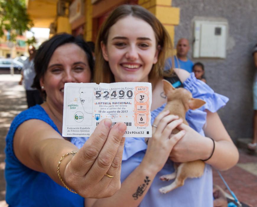 El primer premio de la Lotería Nacional, el 52.490, consignado en Alicante