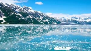 Imagen de archivo de glaciares en Alaska.
