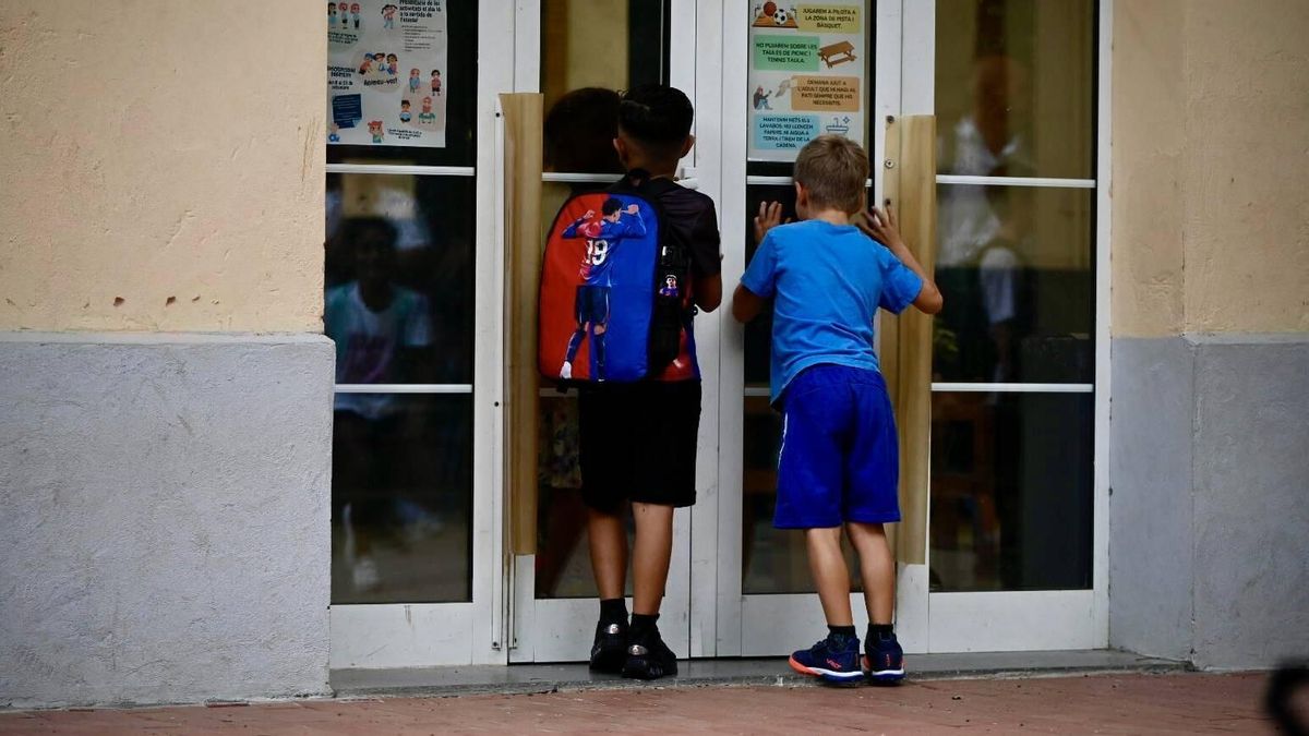 Vuelta al cole en la Escola Parc de la Ciutadella de Barcelona