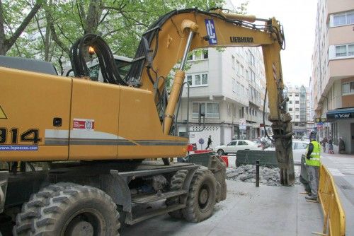 Comienza la reforma de la plaza de As Conchiñas