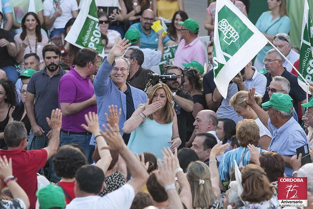 Mitin de Susana Díaz en Córdoba.