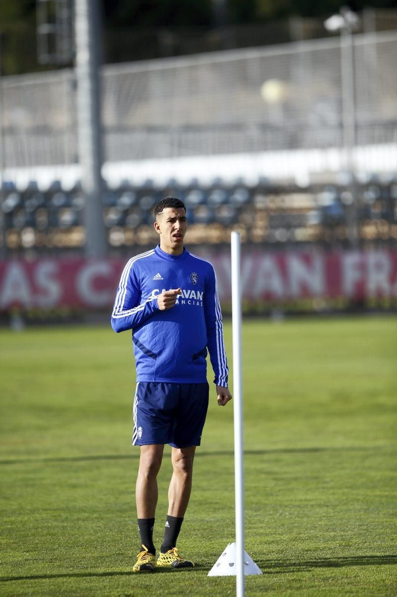 Entrenamiento del Real Zaragoza el 30 de enero