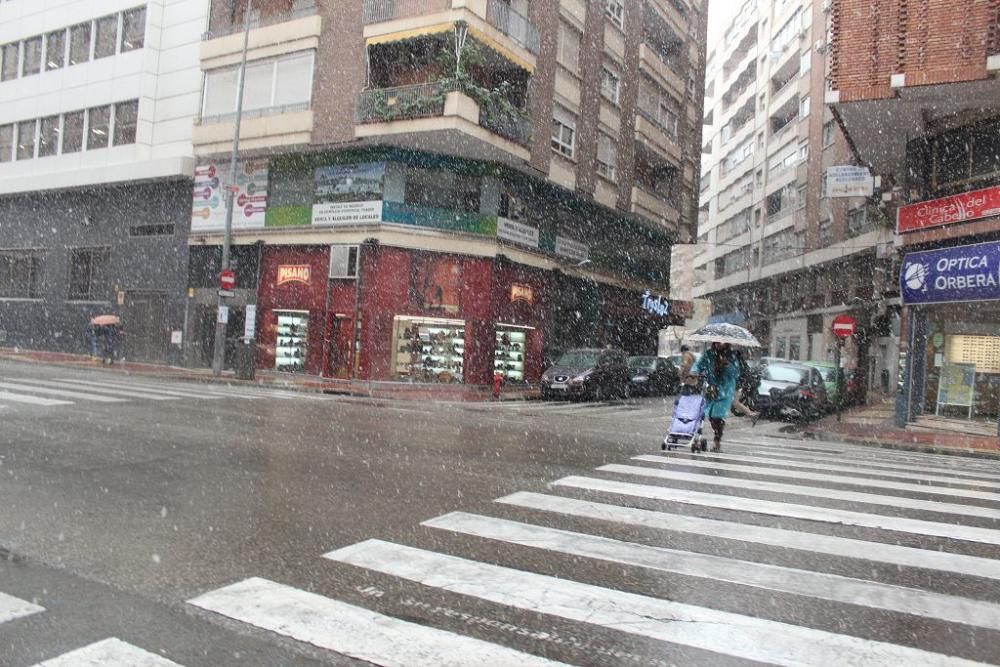 Nieve en Murcia