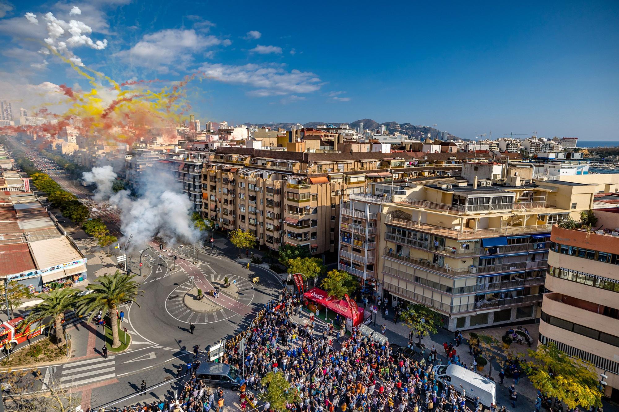 Mascletá en las fiestas de Benidorm