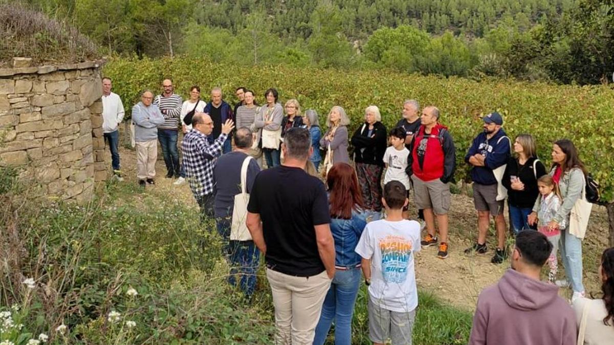 La primera jornada per descobrir el patrimoni vitivinícola de Castellgalí es va celebrar a l'octubre