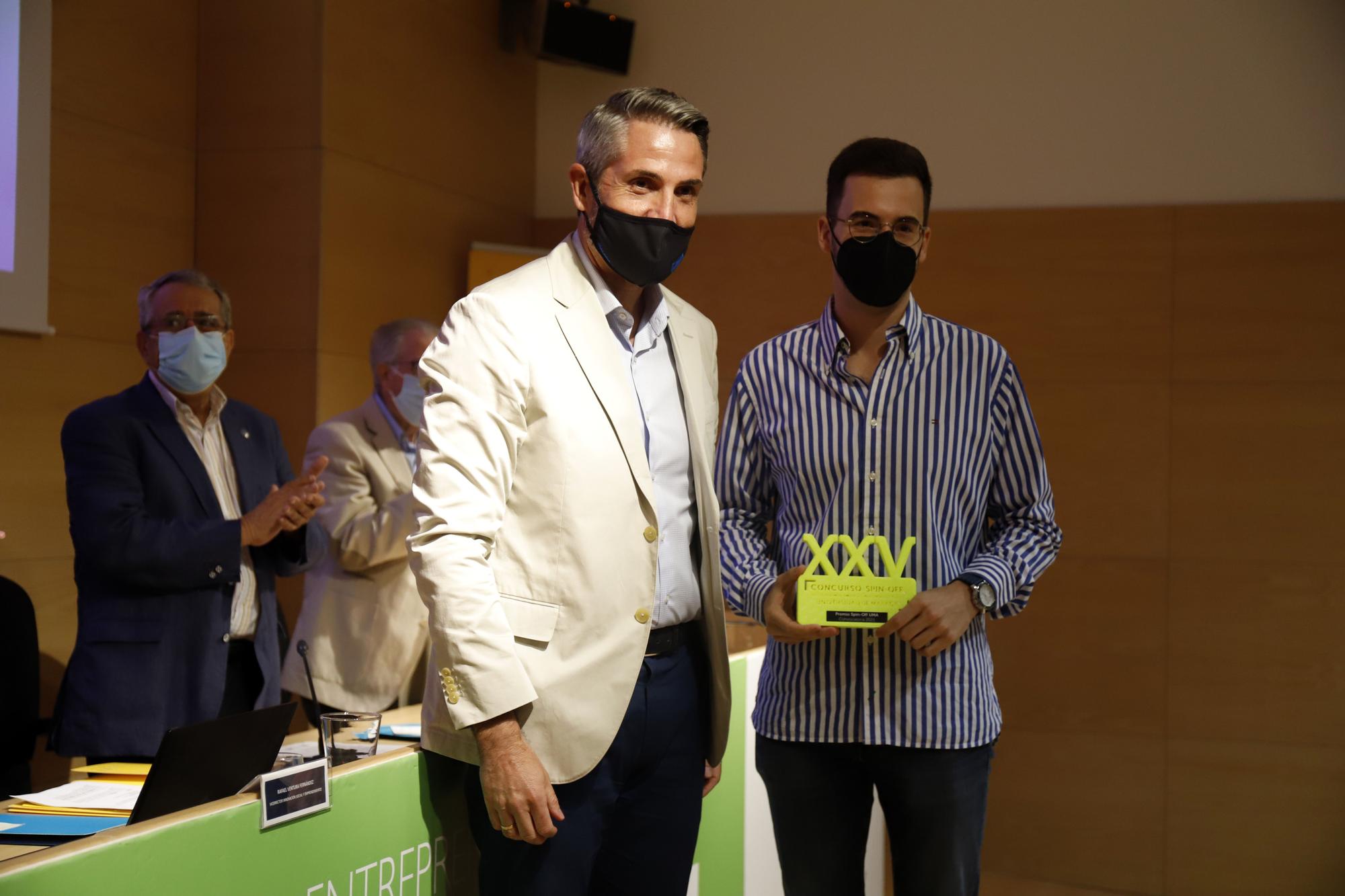 Entrega de los premios Spin-Off de la Universidad de Málaga