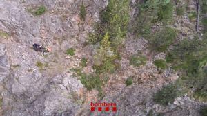 Imagen de los excursionistas rescatados.