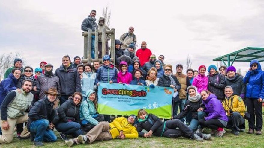 70 geocachers inauguraron el Camino Mozárabe de Málaga
