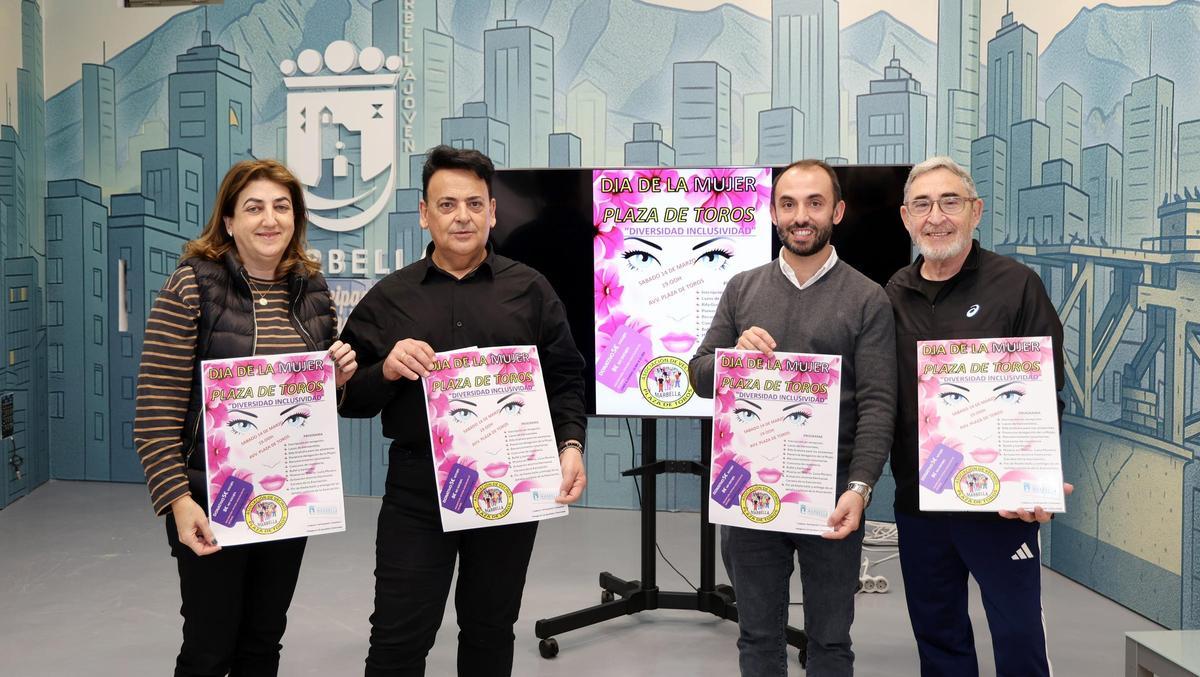 Presentación de los eventos del Día de la Mujer de los vecinos .