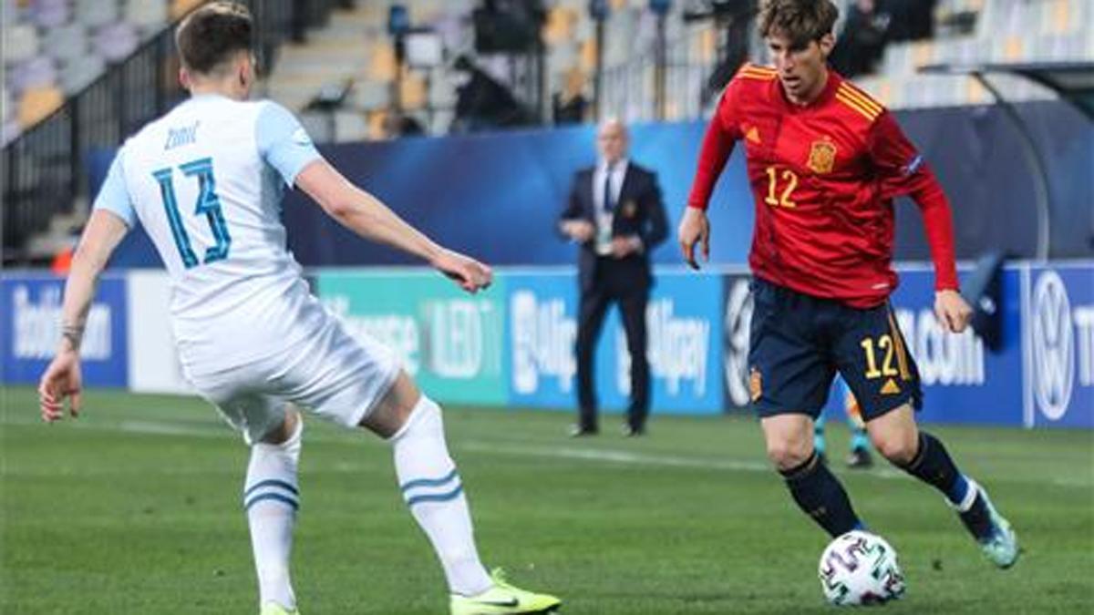 Juan Miranda, internacional con España Sub-21