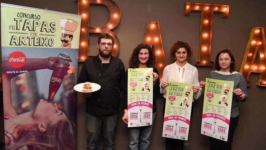 El concurso de tapas de Arteixo arrancará este jueves con 600 euros en premios