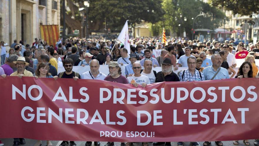 Un instante de la marcha.