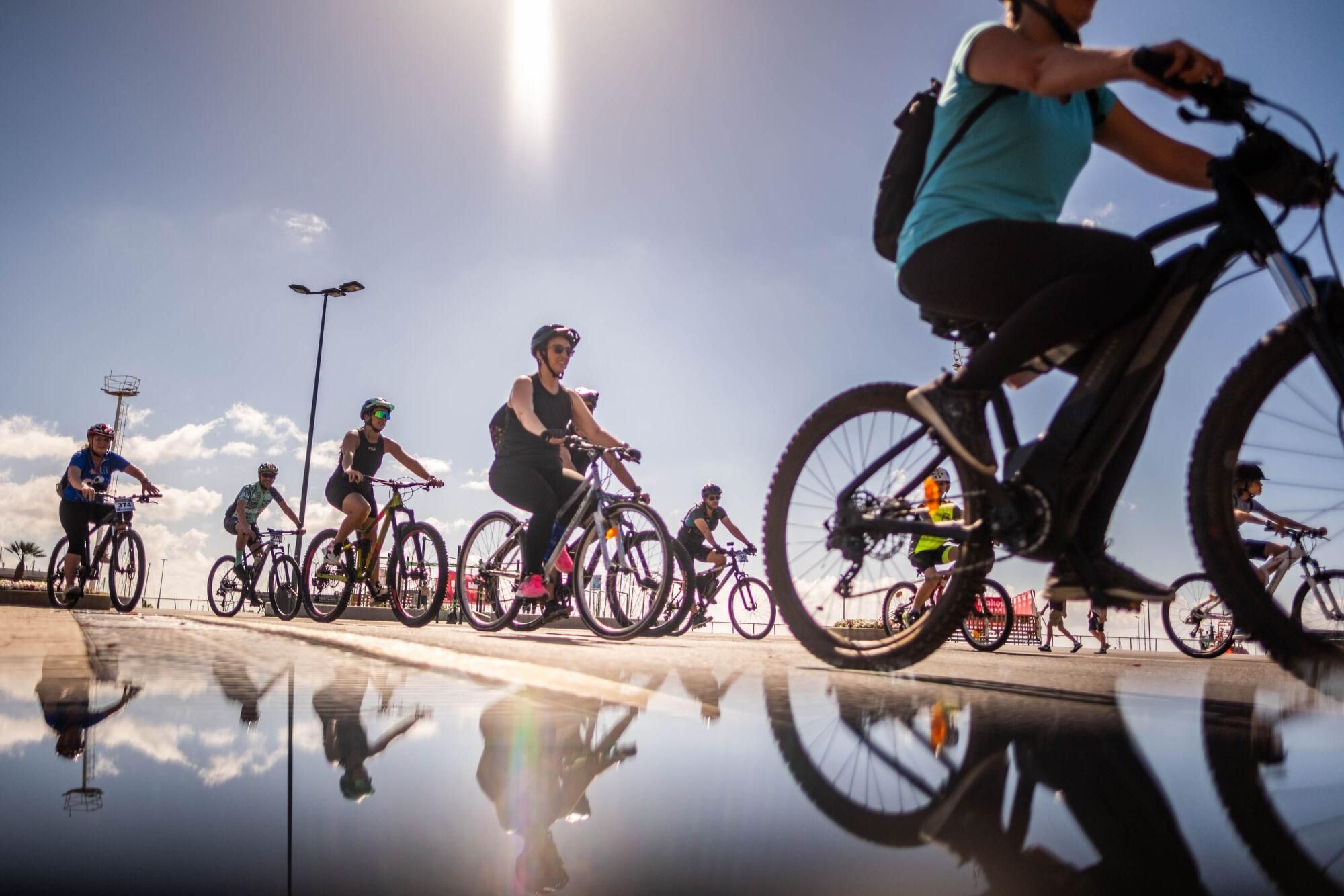 Fiesta de la bicicleta en Santa Cruz de Tenerife