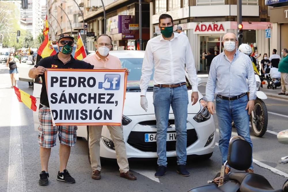 Manifestación contra el Gobierno de Sánchez