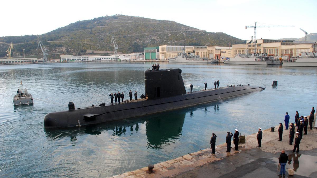 Archivo - El Submarino español &quot;Tramontana&quot;, modelo S-74