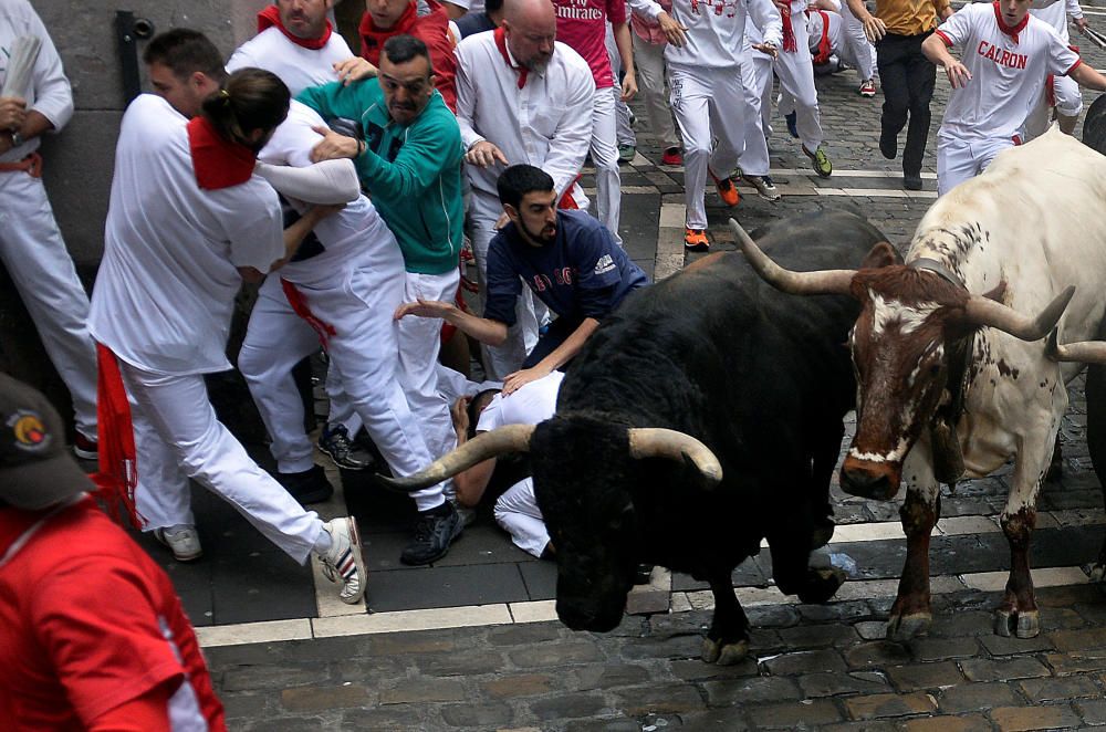 El cuarto encierro, rápido y limpio.