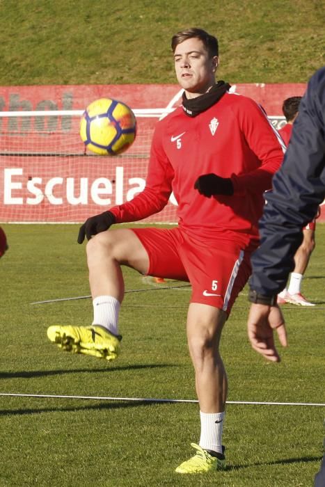 Entrenamiento del Sporting