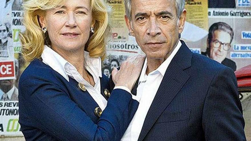 Los protagonistas de la serie, Ana Duato e Imanol Arias.