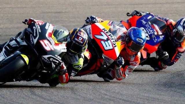 Carrera de MotoGP en Teruel.