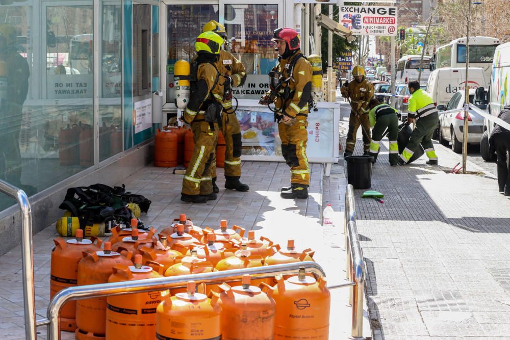 Un herido en una explosión de gas en un restaurante de Benidorm